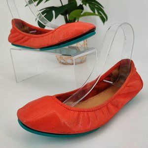Women's Orange Ballet Flats